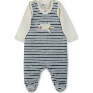 👉 Rompertje zilver katoen mix pasgeborene jongens grijs Sterntaler Romper setje Nicki Edda 4055579922525