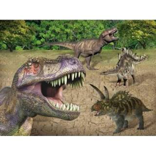 👉 Dinosaurus Set van 6x stuks dinosaurussen thema placemats 30 x 40 cm