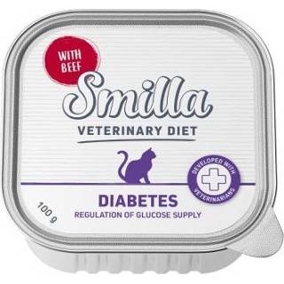 👉 Kattenvoer Smilla Veterinary Diet Diabetes - 8 x 100 g 4062911002074
