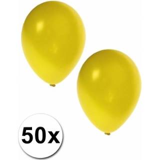 👉 Ballon active ballonnetje gele Grote metallic ballonnen 36 cm