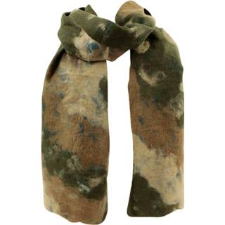 👉 Sjaal vilt vilten groen Camouflage 8717506292373