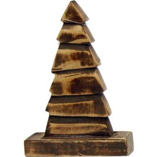 👉 Kerst boom hout mannen Kerstboom van Mangohout (18 x 11,5 cm) 8717506094021