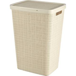 👉 Wasbox Off White wit Curver Jute 58 liter 3253928093013 2900078354013