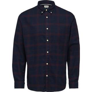 👉 Shirt male blauw Slim Flannel 5714911082028