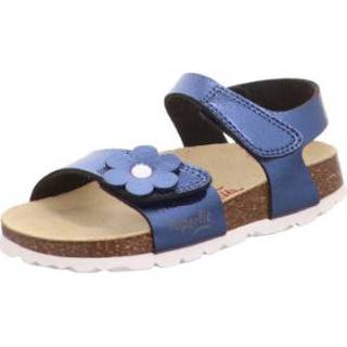 Voetbed kunststof kindermode meisjes blauw Superfit sand aleblauw 9010159809660