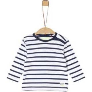 👉 Shirt marine pasgeborene jongens blauw S. Olive r met lange mouwen stripes 4063612505222