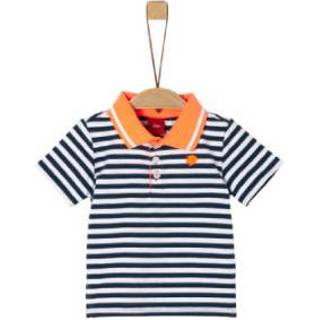 Poloshirt blauw katoen mix babymode jongens S. Olive r donkerblauw stripes 4063613145915