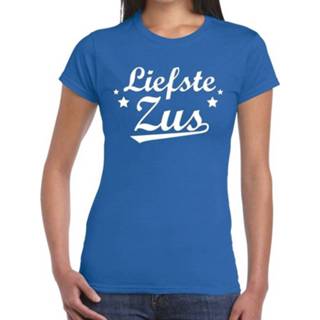 👉 Shirt blauw vrouwen Liefste zus fun t-shirt voor dames