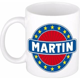 👉 Beker Voornaam Martin koffie/thee mok of