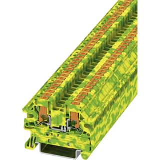 👉 Groen geel Phoenix Contact PTV 2,5-PE 1078963 Aardingsklem 0.14 mm² 2.50 Groen, 50 stuk(s) 4055626797069