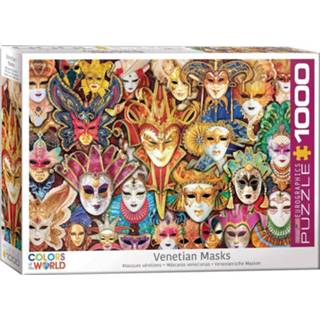 👉 Puzzel Venitian Masks (1000 stukjes) 628136655347