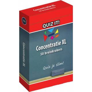 👉 XL Quiz It - Concentratietraining 9789086644643