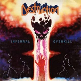 👉 Poster blauw vinyl INFERNAL.. -COLOURED- .. OVERKILL / BLUE + 2 POSTERS A5 PHOTO. DESTRUCTION, LP 4251267706129