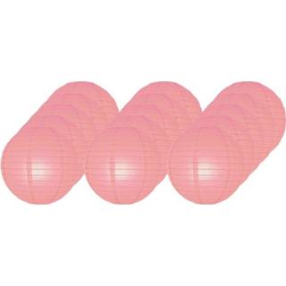 👉 Lampion roze 15x bol lampionnen 25 cm