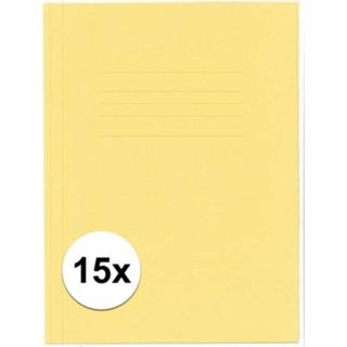 👉 Documentenmap geel folio 10 stuks