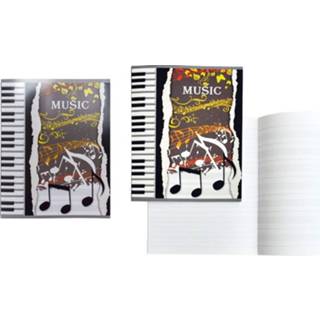 Schrift 8x Muziekles A5 schriften