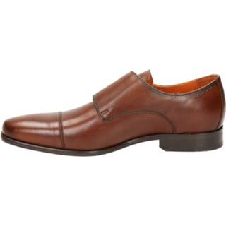 👉 Lage nette schoen glad leer men cognac Van Lier schoenen 8720251037847