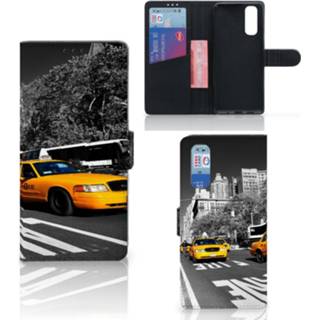 👉 Flipcover OPPO Find X2 Flip Cover New York Taxi 8720215077360