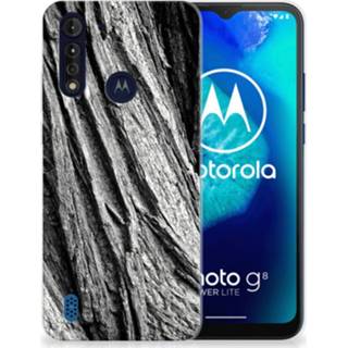 👉 Bumper hoesje grijs Motorola Moto G8 Power Lite Boomschors 8720215155778