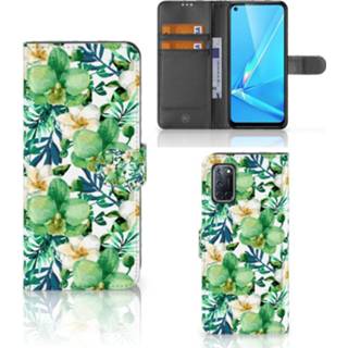👉 Orchidee groen OPPO A72 | A52 Hoesje 8720215229998
