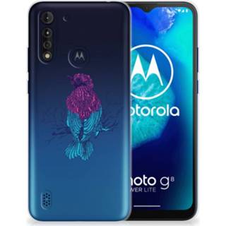 👉 Siliconen hoesje Motorola Moto G8 Power Lite met naam Heart Smile 8720215005028