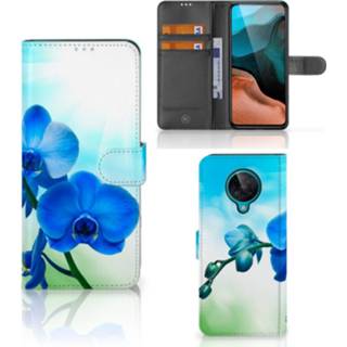 Orchidee blauw Xiaomi Poco F2 Pro Hoesje - Cadeau voor je Moeder 8720215359008