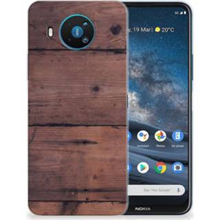 Bumper hoesje Nokia 8.3 Old Wood 8720215004793