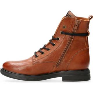 👉 Veterboots leather vrouwen bruin Maruti Anabela 66.1457.02 cognac/pixel veterboot 8718474722275