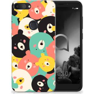 👉 Telefoonhoes Alcatel 1S (2019) Telefoonhoesje met Naam Bears 8720215605150