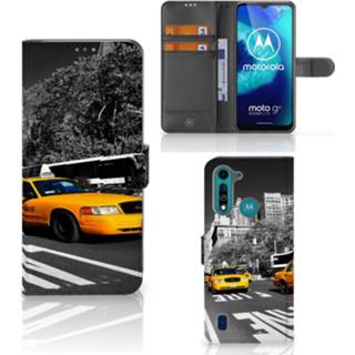 👉 Flipcover Motorola G8 Power Lite Flip Cover New York Taxi 8720215711103