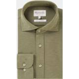 👉 Shirt overhemden male groen Michaelis Knitted 8719064763487