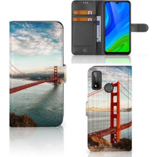 👉 Flipcover Huawei P Smart 2020 Flip Cover Golden Gate Bridge 8720215721539