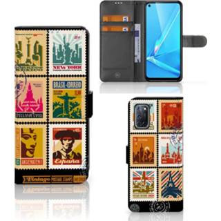 👉 Flipcover OPPO A72 | A52 Flip Cover Postzegels 8720215796667