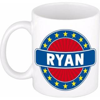 👉 Beker Voornaam Ryan koffie/thee mok of