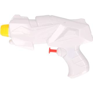 👉 Waterpistool wit kinderen 1x Mini waterpistooltje/waterpistolen 15 cm