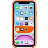 👉 Vitamine silicone TPU unicolor unisex oranje Backcover voor de iPhone 11 - Vitamin C