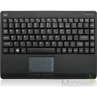 👉 Toetsenbord zwart Adesso WKB-4110UB RF Draadloos QWERTY Amerikaans Engels 783750009072