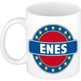 👉 Beker Enes naam koffie mok / 300 ml