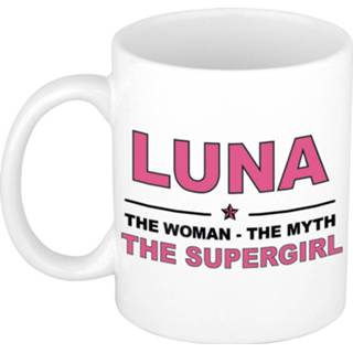 👉 Beker vrouwen Luna The woman, myth supergirl cadeau koffie mok / thee 300 ml