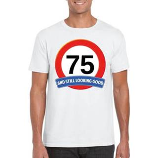 👉 Verkeersbord wit s mannen 94 jaar t-shirt heren