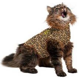👉 Medical Pet Shirt Kat Luipaard Print - S