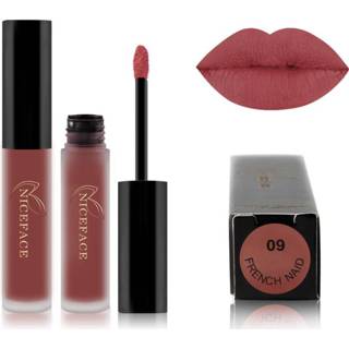 👉 Lippenstift netherlands NICEFACE Matte Liquid Lipstick Makeup Lip Gloss Long Lasting Waterproof Lips Cosmetics - 09#