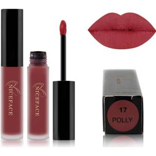 👉 Lippenstift netherlands NICEFACE Matte Liquid Lipstick Makeup Lip Gloss Long Lasting Waterproof Lips Cosmetics - 17#