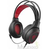 👉 Headset zwart rood GENESIS Radon 300 Hoofdband Zwart, 5901969425499