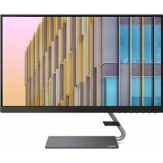 👉 Grijs Lenovo Q24h 60,5 cm (23.8 ) 2560 x 1440 Pixels Quad HD LED 194632169867