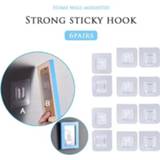 Hanger transparent Double-sided Adhesive Wall Hooks Strong Suction Cup Sucker Storage Holder For Kitchen Bathroo