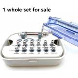 👉 Schroevendraaier 1 whole set Dental Implant Restoration tool kit Universal Torque Screwdrivers Wrench