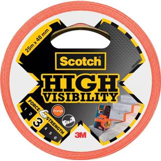 👉 Ducttape oranje Scotch High Visibility, ft 48 mm x 25 m, 4054596696921