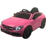 👉 Elektrische kinder auto kinderen roze Mercedes C63 AMG kinderauto