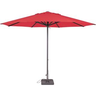 👉 Parasol rood Lima 350cm rond (Brick red)